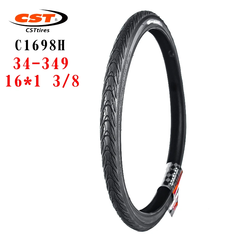 

CST 16*1 3/8 Small Wheel Folding Bike Tires for Brompton 349 16 inch Outer Tires C1698 60TPI BMX Bicycle Tires