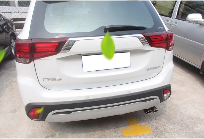 Для Mitsubishi Lancer/DX3 16-19 автомобильный глушитель внешний конец трубы выход посвящает нержавеющей стали двойное отверстие выхлопной наконечник хвост 1 шт