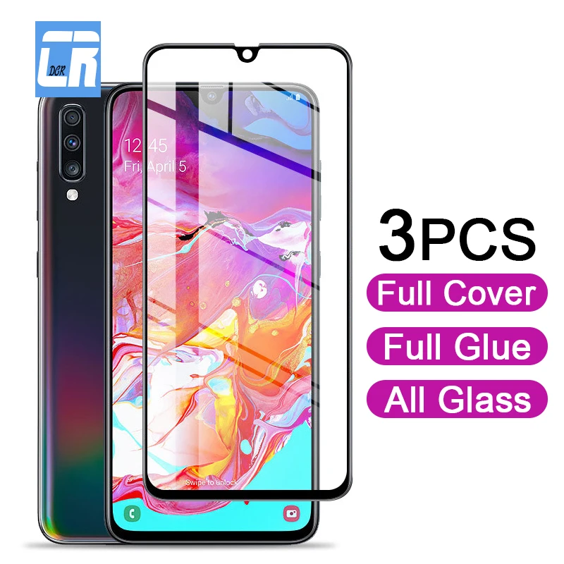 

3Pcs Full Screen Protector Tempered Glass for Samsung Galaxy A10 A20 A30 A40 A50 A60 A70 A80 A90 A10E A20E A40S Protective Film