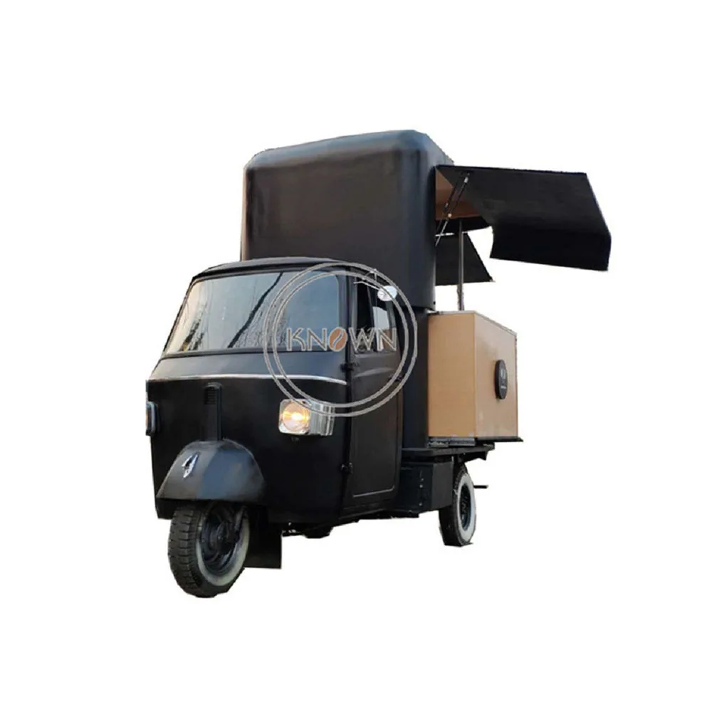 Piaggio Ape Ван Еда грузовик Кофе корзину на открытом воздухе прицеп для продажи |