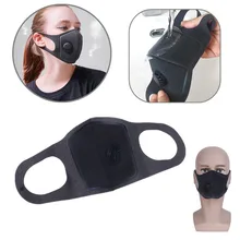 1 шт Пылезащитная маска губка полиуретановая маска Двойная толщина дыхательный клапан унисекс