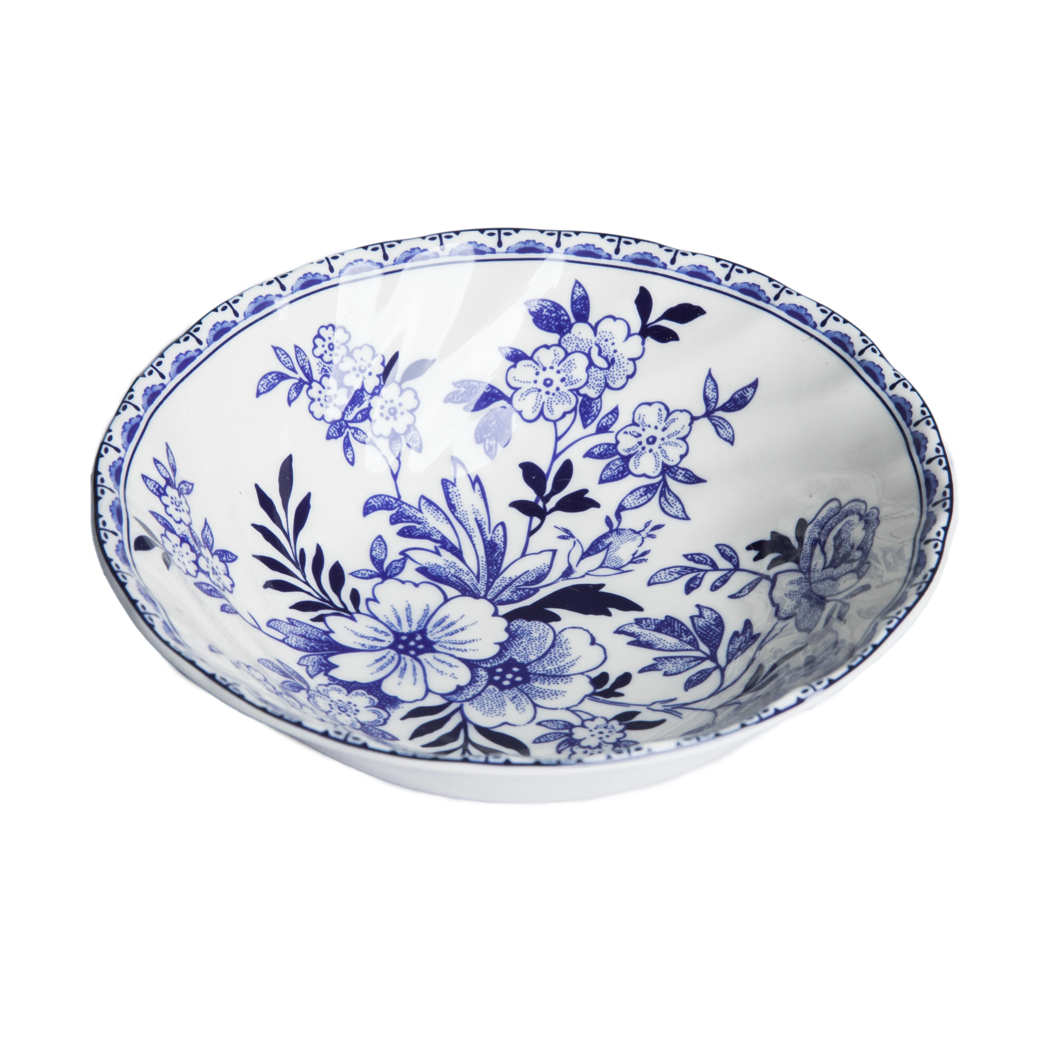 Экспорт Великобритании Бытовая Посуда и тарелки наборы синий и белый керамика s лаконичная Бытовая маленькая тарелка для стейков керамическая Теллер пластина