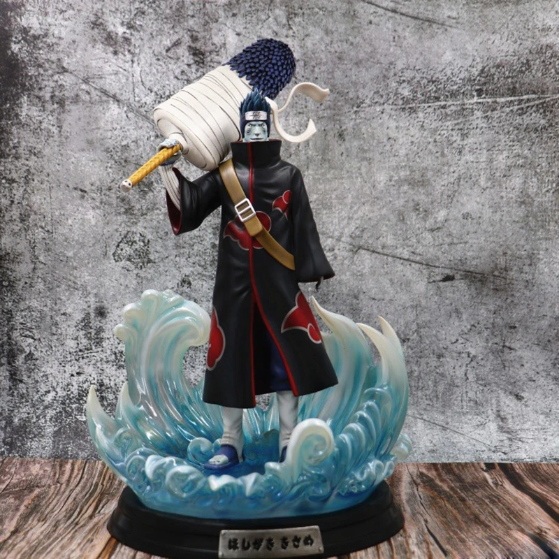 

InStock Anime figure Naruto Shippuden Action Figure Model PVC GK Akatsuki Hoshigaki Kisame shark Might Guy Collectible Toys 25cm