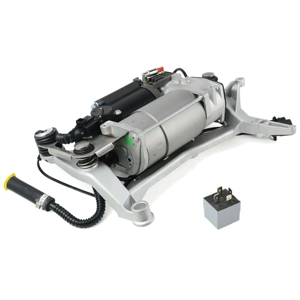 AP01 Air Suspension Compressor W/Carrier & Relay FOR VW Touareg Porsche