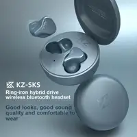 KZ SKS-auriculares TWS, inalámbricos por Bluetooth 1DD + 1BA 5,2, Auriculares deportivos Hifi con Control táctil y cancelación de ruido