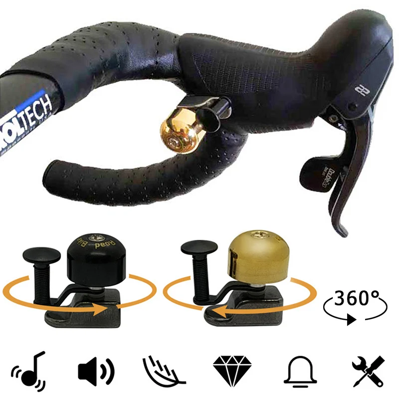 BicycleBellBikeRingBellsCopperSafeCyclingLoudHornMTBMountain