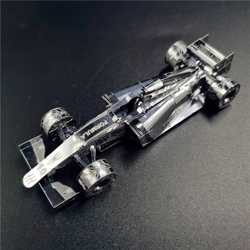 Модель TZU NANYUAN 3D металлическая модель в комплекте F1 гоночный автомобиль Сборная DIY