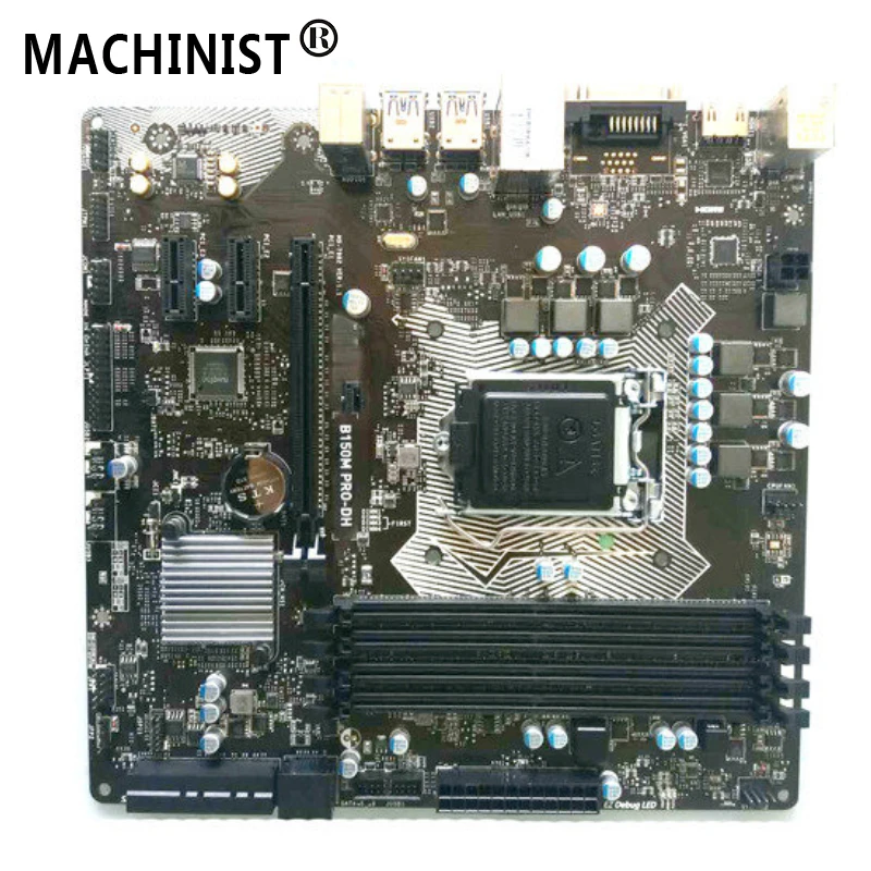 

For MSI B150M PRO-DH Desktop motherboard MB Intel B150 LGA 1151 M-ATX DDR4 64GB SATA3.0 USB3.0 100% fully Tested Free shipping