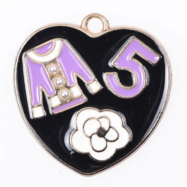 1 Pcs Metal Croc Shoes Charms Pink Women Bags Decoration Black Formal Hat Lady Bracelet Accessories Perfume Bottle Girl Gidt b8525