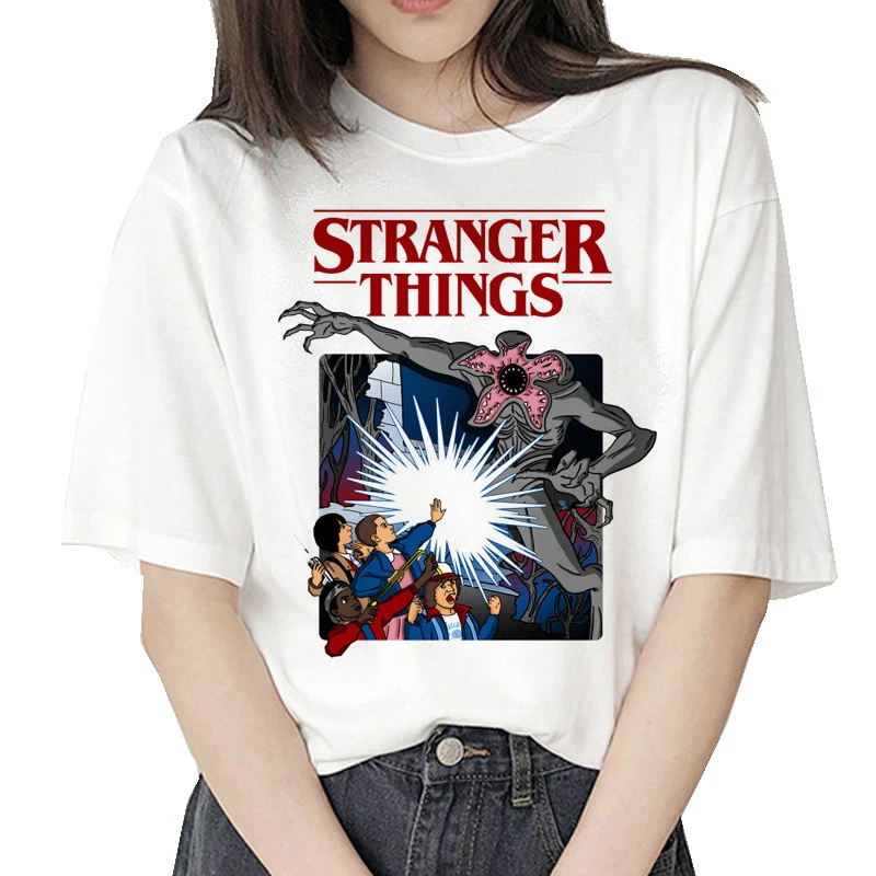 Футболка stranger things 3 t Eleven, женская новая футболка, футболка Stranger Things, хипстерские футболки, графическая футболка, женская футболка с буквенным принтом