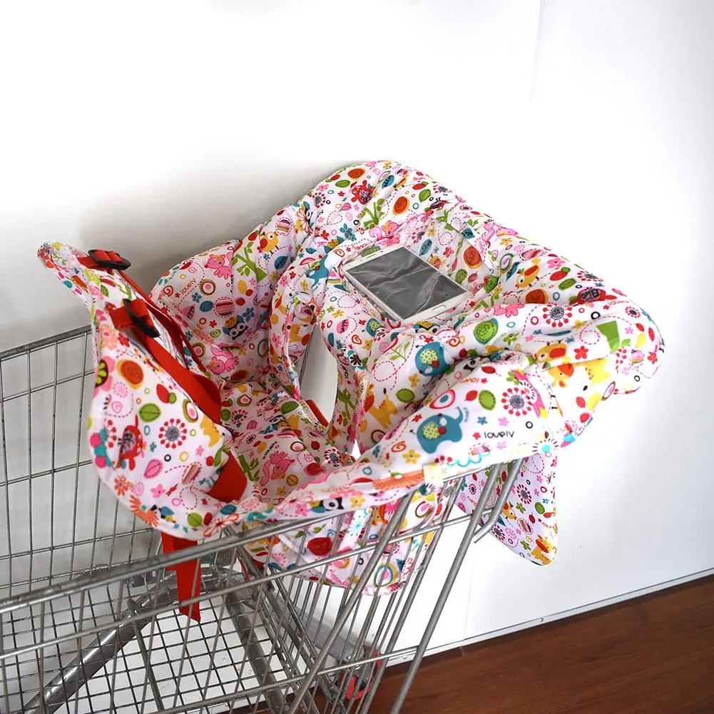 

Multifunctional Baby Children Folding Shopping Cart Cover Baby Shopping Push Cart Protection Cover Safety Seats For Kids