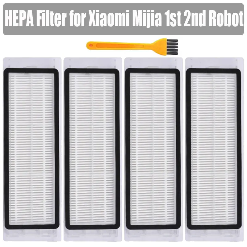 Сменный комплект аксессуаров, совместимый Водонепроницаемый моющийся hepa-фильтр для Xiaomi Mijia 1-й 2-й робот