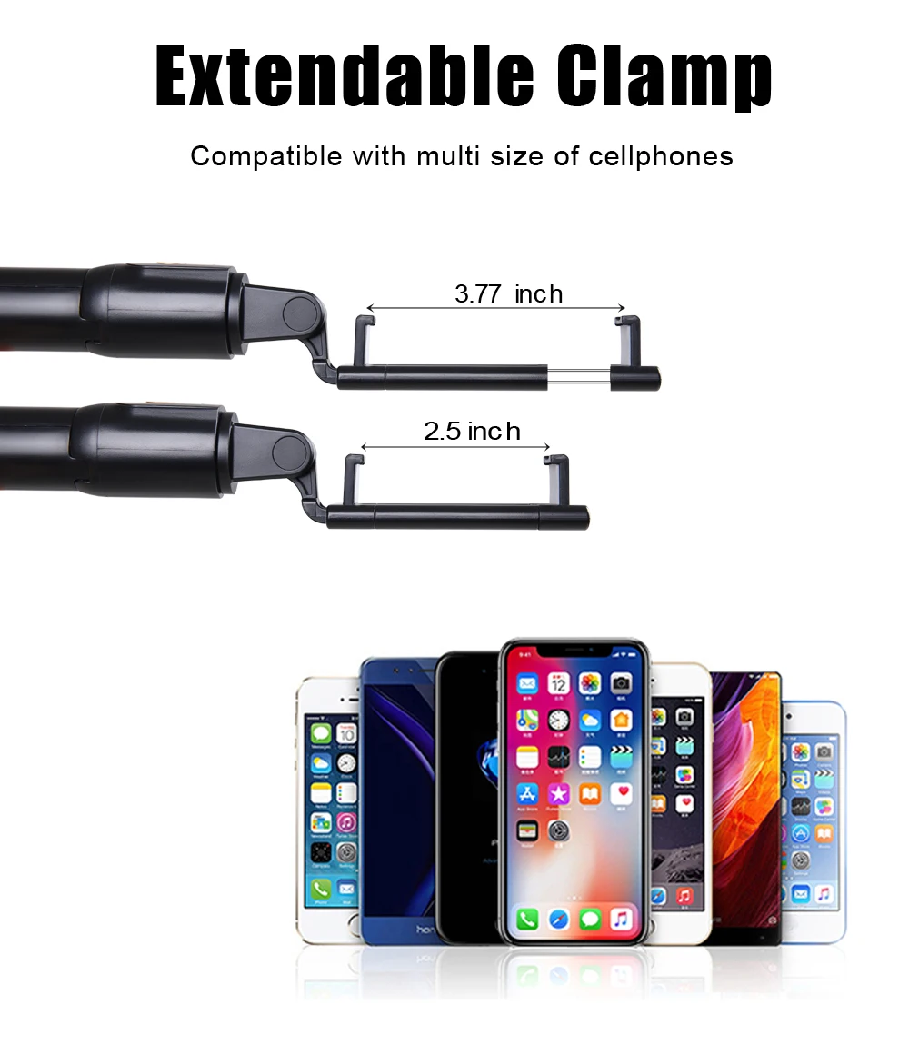 Для iphone/Android/huawei беспроводной Bluetooth селфи палка складной ручной монопод затвора дистанционного Выдвижная мини штатив 3 в 1