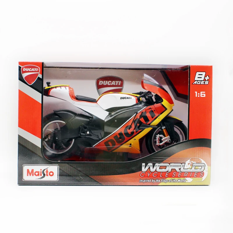 Maisto 1:6 Немецкий флаг версия 2011 Ducati Сплав мотоцикл гоночный автомобиль модель коллекция подарок