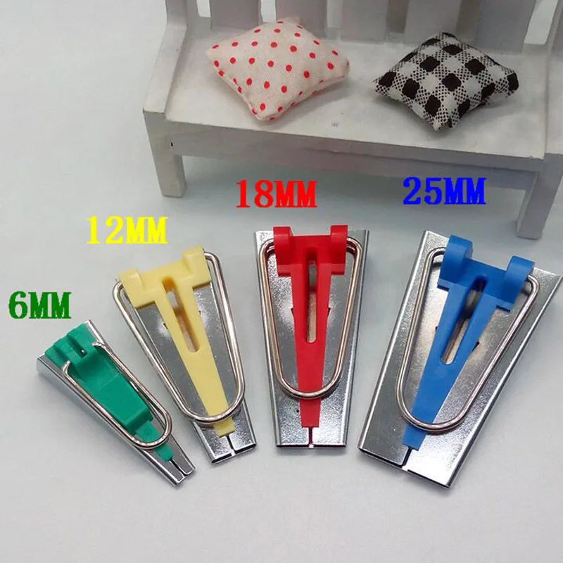 Sewing Accessories Bias Tape Makers - 5 size 6mm 9mm 12mm 18mm 25mm bias  binding tape maker