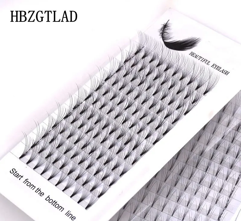 Оптовые цены объем 4D/5D/10D/20D наращивание ресниц ручной работы синтетические волосы русские объемные ресницы предварительно сделанные вентиляторы