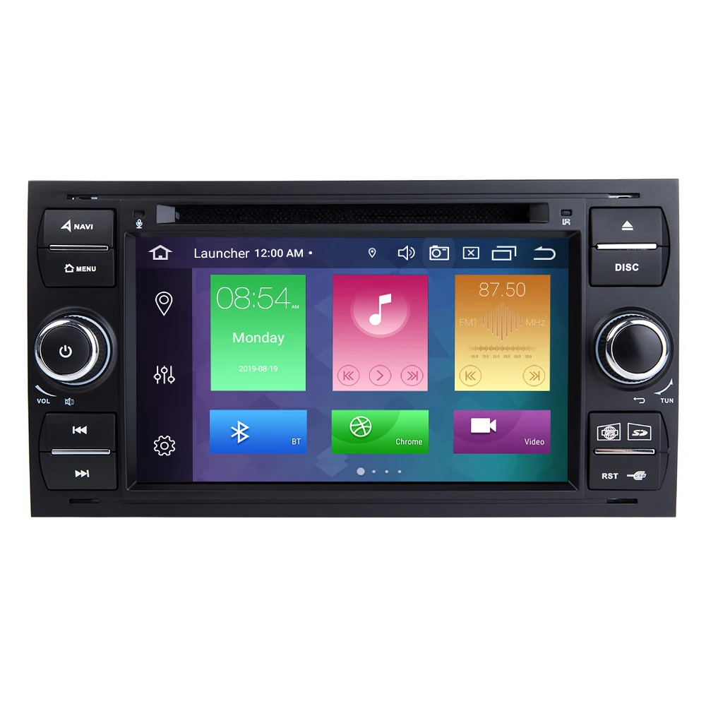4GB IPS DSP 2 din Android 9 Car Radio Multimedia For Ford Focus 2 3 mk2 Mondeo 4 Kuga Fiesta Transi