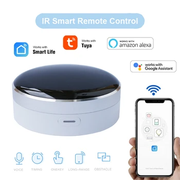 

Tuya Smart Home Intelligent Room Wifi Universal IR Remote Control Supports Siri,Alexa, Google Home