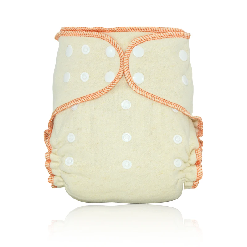 Orange Miababy(2 шт./лот) Onesize пеньковая ткань пеленки для тяжелой влажности подходит для ребенка 5-15 кг, натуральная пенька - Цвет: Orange