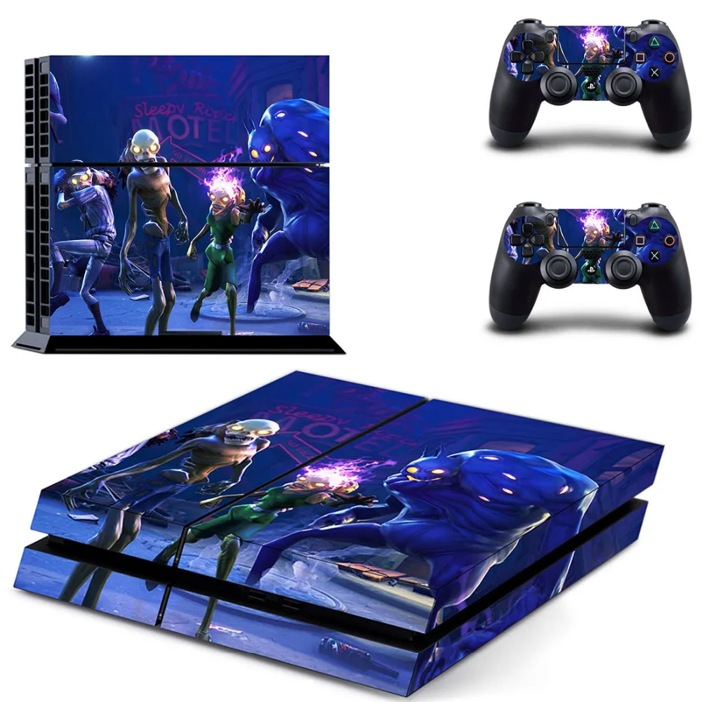 Новые наклейки для PS4 s Play station 4 кожи наклейки для playstation 4 PS4 консоли и контроллера Скины Виниловые - Color: Black
