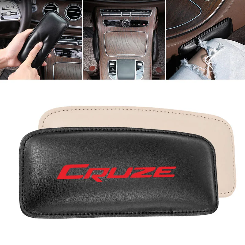 1 шт., внутренняя Кожаная подушка для ног, автомобильный наколенник для CHEVROLET CRUZE, автомобильные аксессуары