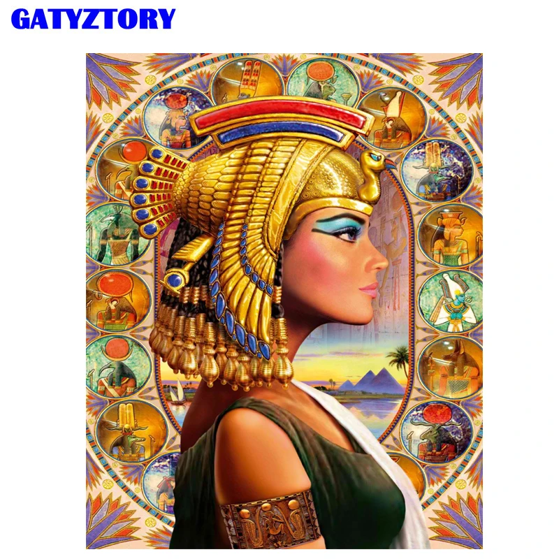 GATYZTORY Рамка Картина DIY Краска по номерам рисунок Краска Современная Настенная живопись холст картина по номерам для домашнего декора - Цвет: ZC.1010-11