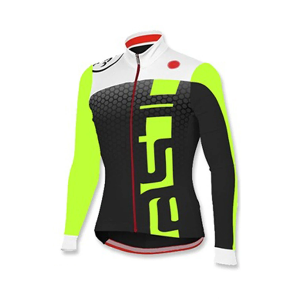 jersey only Профессиональная команда с длинным рукавом Conjuntos Ciclismo специализируется на велоспорте Одежда MTB Велоспорт нагрудник брюки набор Ropa Ciclismo триатлон - Цвет: jersey only