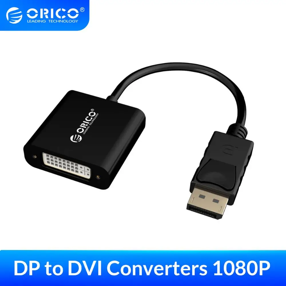 ORICO Displayport to DVI адаптер преобразования 1080P 4K DP Male Female для Macbook Pro Air TV PC проектор |