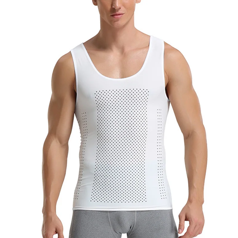 Мужской корсет жилет рубашка моделирующее белье Мужская корректирующая одежда