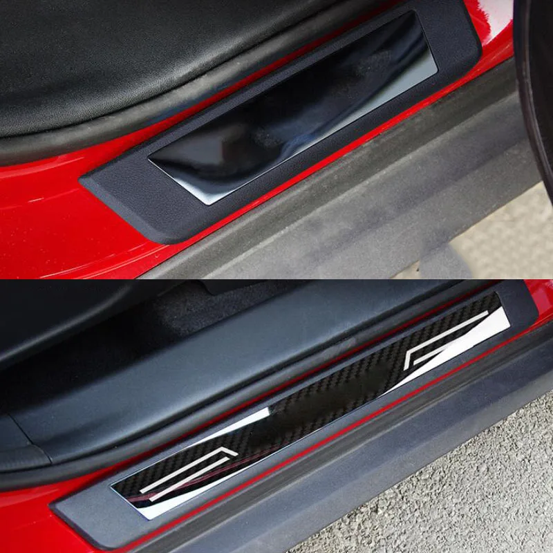 4PCS Car-Styling For Mazda 6 2006 2007 2008 2009-2014 Stainless Steel Door Sill Scuff Plate Protector Sticker Car Accessories | Автомобили