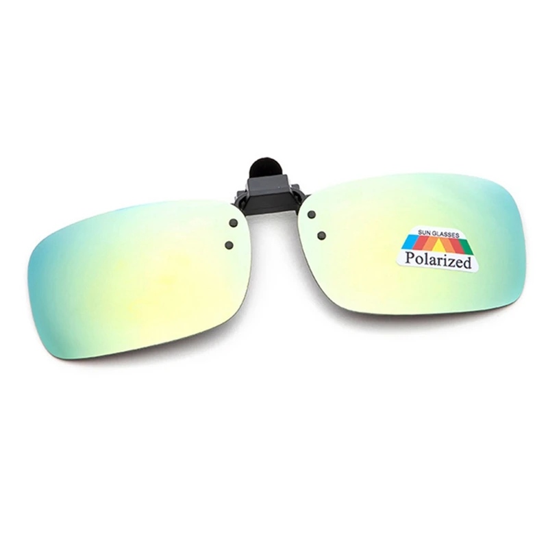 Polarized Clip On Sunglasses Near-Sighted Driving Night Vision Lens Anti-UVA Anti-UVB Car Driver Goggles Sunglasses Clip