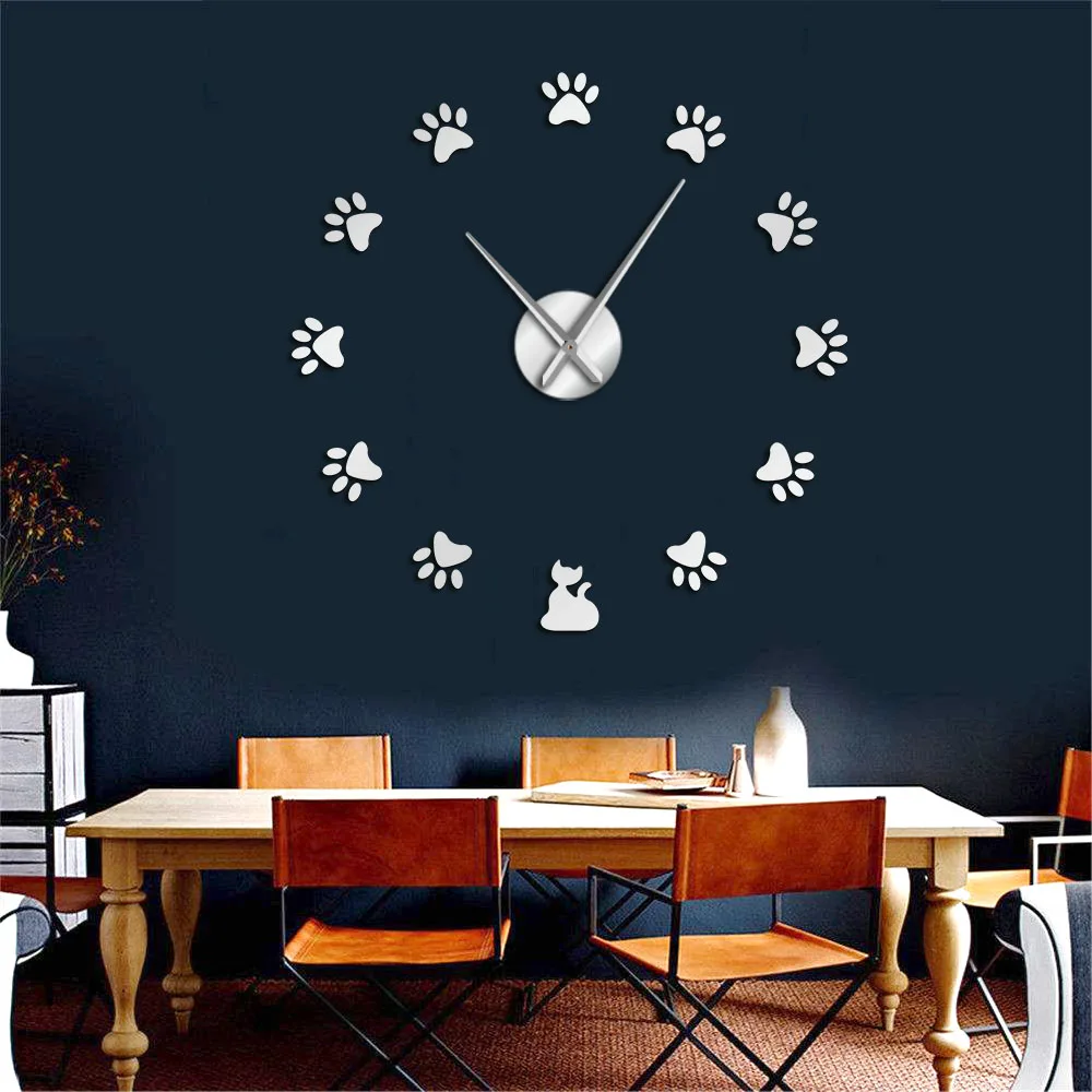 Cat Clock Wall Clocks Home | Wall Clock Love Cat | Clock Decor Cat