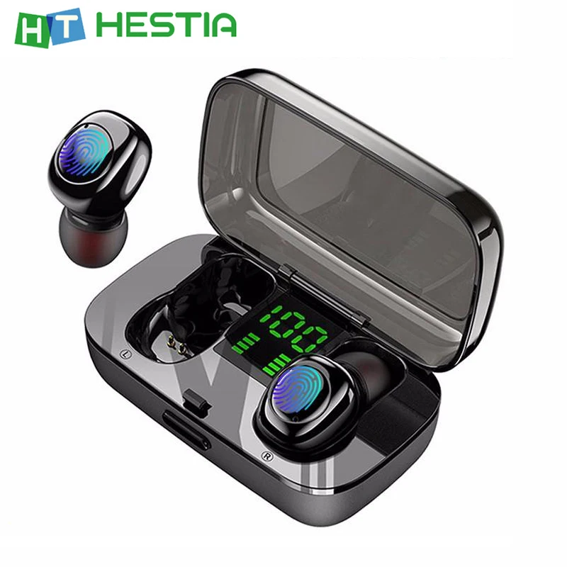 

XG23 Touch Control TWS True Wireless 5.0 Bluetooth Earphone 98db Speaker Dual Mic LED Digital Display Ear Phones Blutooth TWS