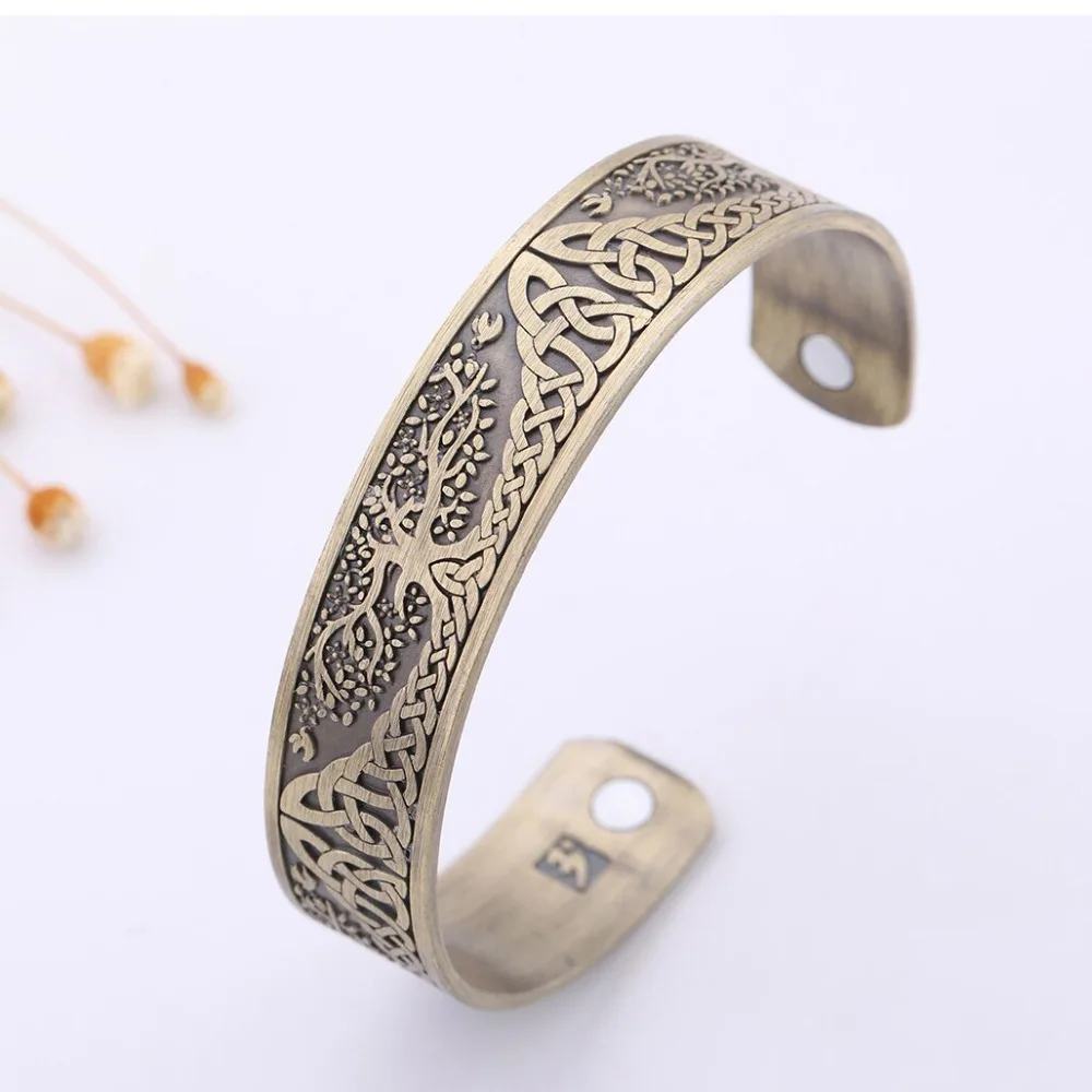 Teamer-Tree-of-Life-Bangles-Jewelry-Viking-Wicca-Cuff-Celtics-Knot-Bangle-Silver-Plated-Magnetic-Bracelets (1)