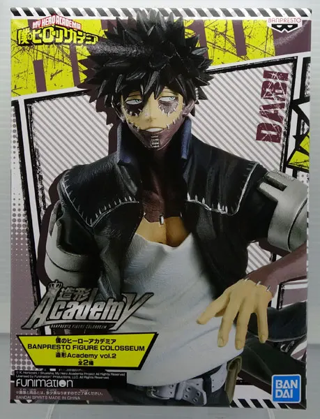 Японское аниме "My Hero Academy" Оригинальная фигурка Banpresto Колизей скульптура Academy vol.2 Коллекционная Фигурка-DABI