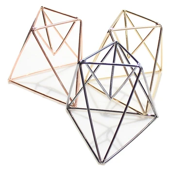 

3 Pcs Geometric Air Bromeliad Plant Stand Desktop Plant Stand Air Plant Hanger Tillandsia Container Wall Decor