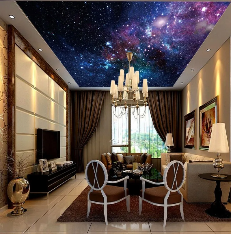 

modern wallpaper for living room Beautiful blue ceilings sky fantasy children's room