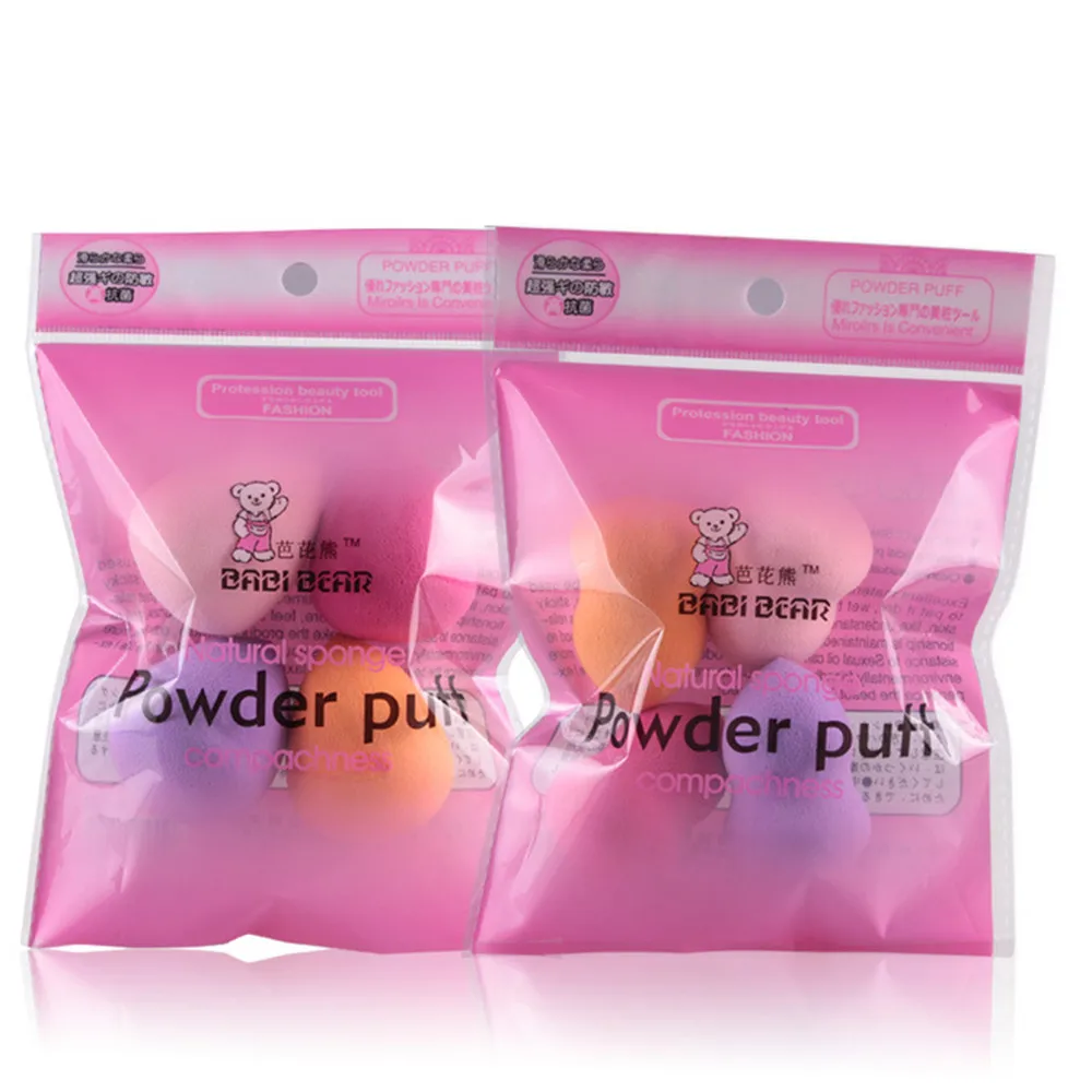 8pcs set 1/4/8pcs Mini Beauty Soft Makeup Sponge Puff Face Nose Facial Foundation Base Liquid Powder Blending Cosmetic Tool - Цвет: 8pcs set