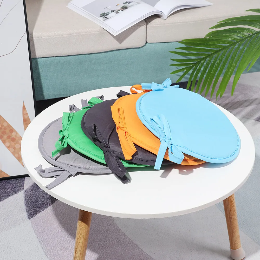 YYUNBAOFU Cuscini colorati per sedie da interno/esterno Cuscini per sedili rotondi Cuscini per patio da giardino - Diametro 30/38 cm,Cuscini per mobili da giardino,Cuscini da giardino (Brown, 38cm