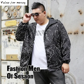 

and Spring autumn thin monolayer clothing Jacket trench coat Large size loose fat Camouflage printing jacket 9XL 8XL 7XL 6XL