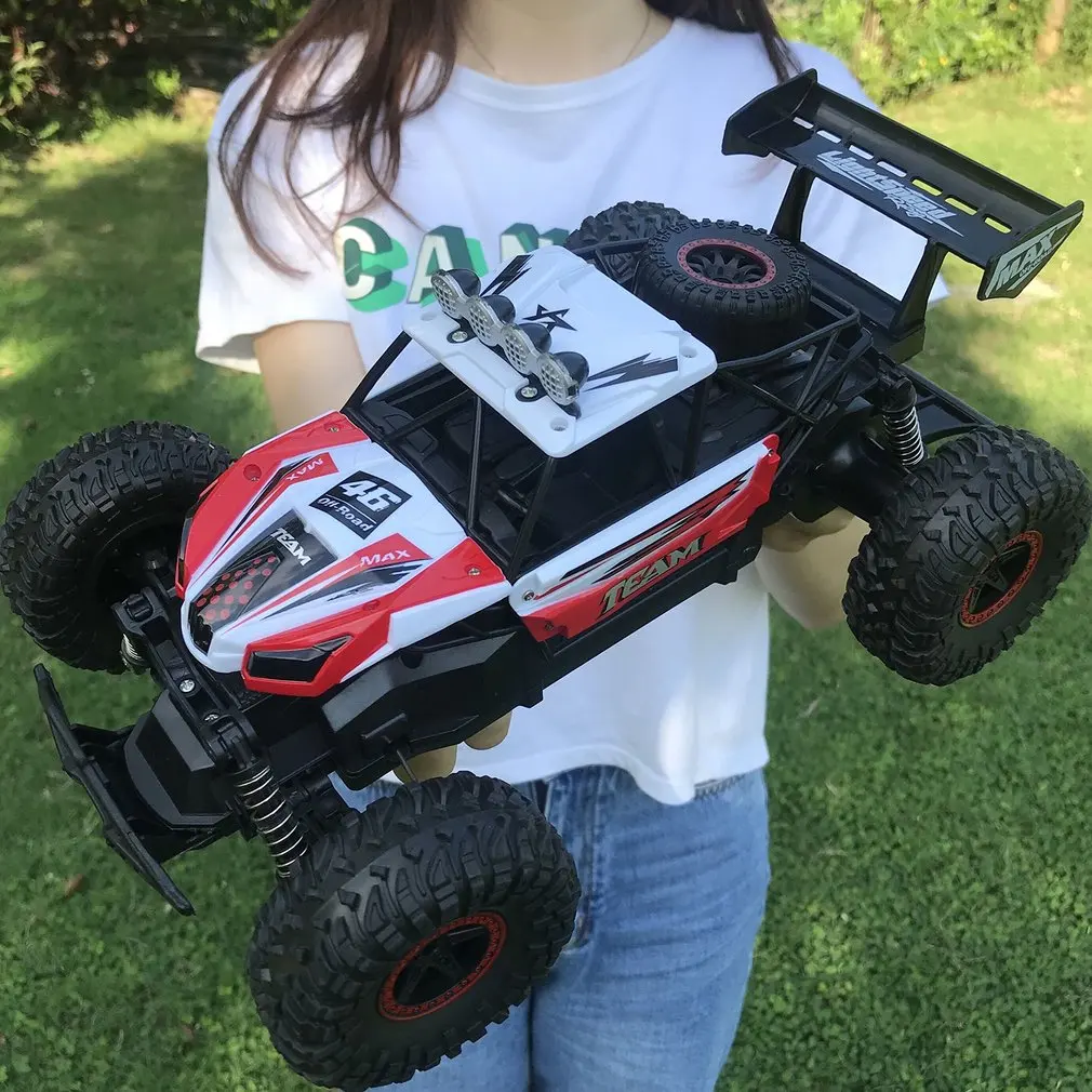 2,4 ГГц 1:16 РАДИОУПРАВЛЯЕМАЯ машина 2WD альпинистский велосипед внедорожный привод большой ножной пульт дистанционного управления машины транспортные средства игрушки для детей