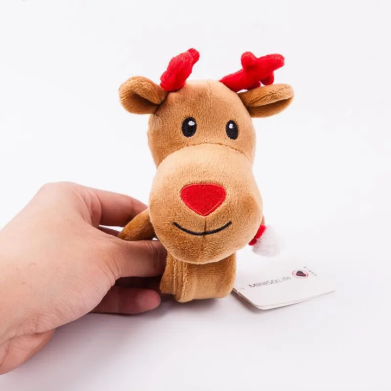 Deer Рождество Pat круг браслет Детские часы Рождественский подарок для детей Санта-Клаус Олень новогодние вечерние игрушки мультфильм украшение на запястье T0755 - Цвет: Deer