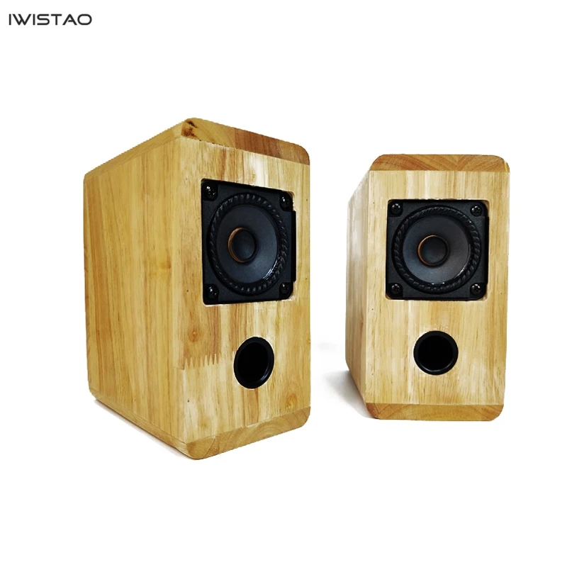 Динамик IWISTAO HIFI полный диапазон 2 75 дюйма 4 Ом 15 ~ 30 Вт 88 дБ корпус из массива дерева 1