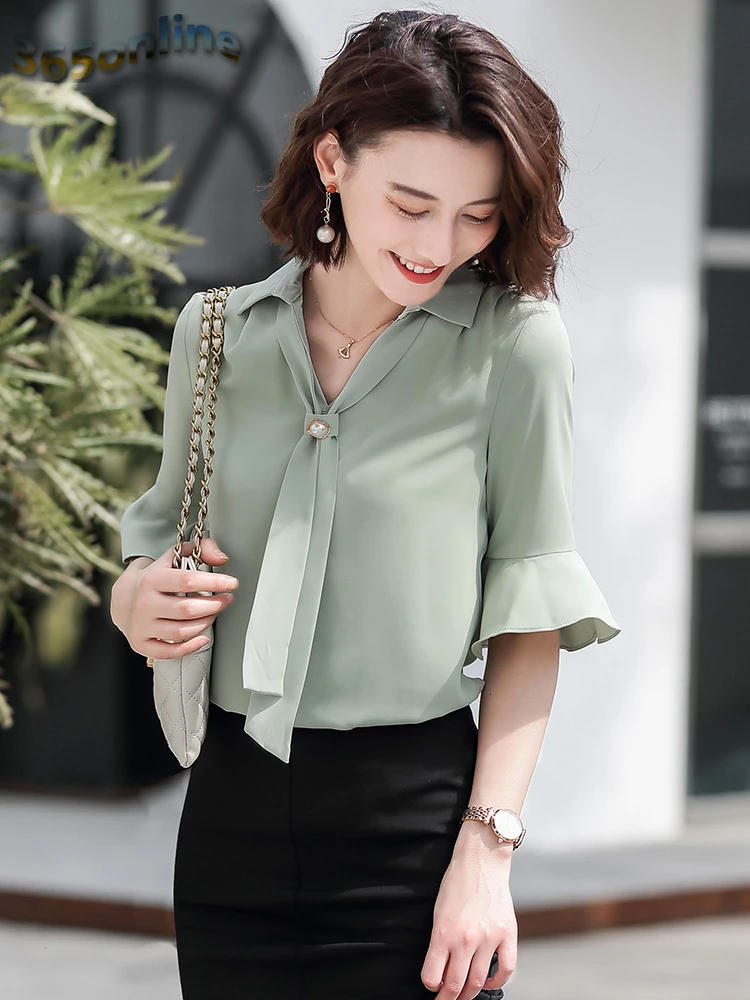 Blusas Verdes Elegantes 2025