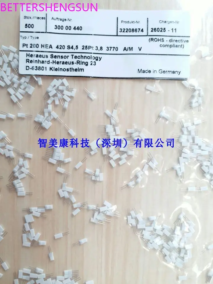 Платиновый датчик сопротивления Pt200 HEA420S/HDA420S высокая температура 1000 градусов |
