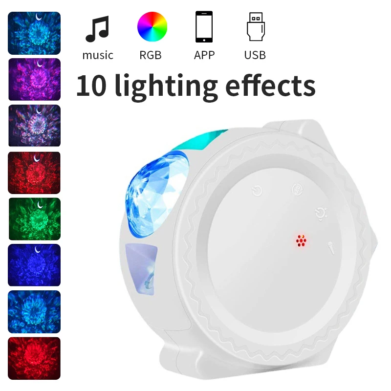 Starry Sky Projector Light, Smart 3in1 Light Galaxy Black く日はお得♪