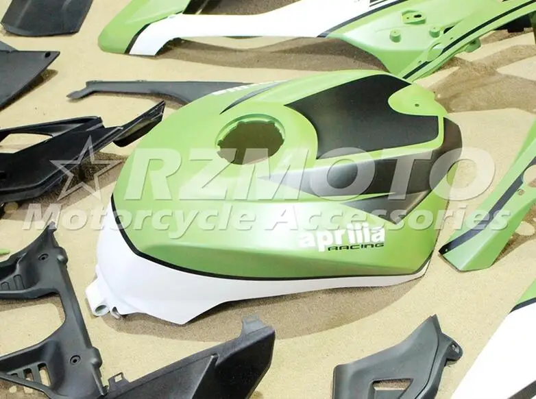 4 подарки ABS впрыск набор подходит для Aprilia RS125 06 07 08 09 10 11 RS4 РСВ 125 2006 2011 Обтекатели зеленый матовый