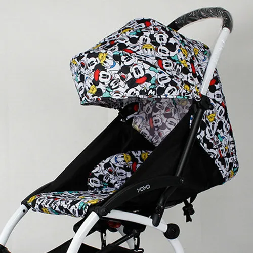 Детская коляска с капюшоном и матрасом для 175 Yoya Baby Throne из ткани Оксфорд с сетчатыми карманами, аксессуары для детской коляски Yoya, подушка для yoyo - Цвет: 1