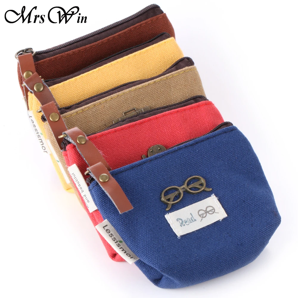 5pcs/lot New Snap Button Jewelry 18MM Buttons Bag 5 Colors Vintage Canvas Linen Woven Mini Coin Purse For Women | Украшения и