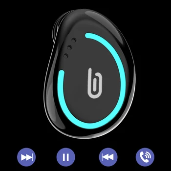 

Single Wireless Mini BT5.0 Earphone In-Ear Headset Headphone with Charge Box VH99